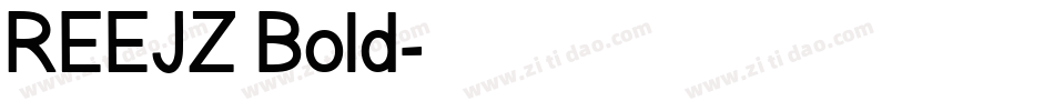 REEJZ Bold字体转换